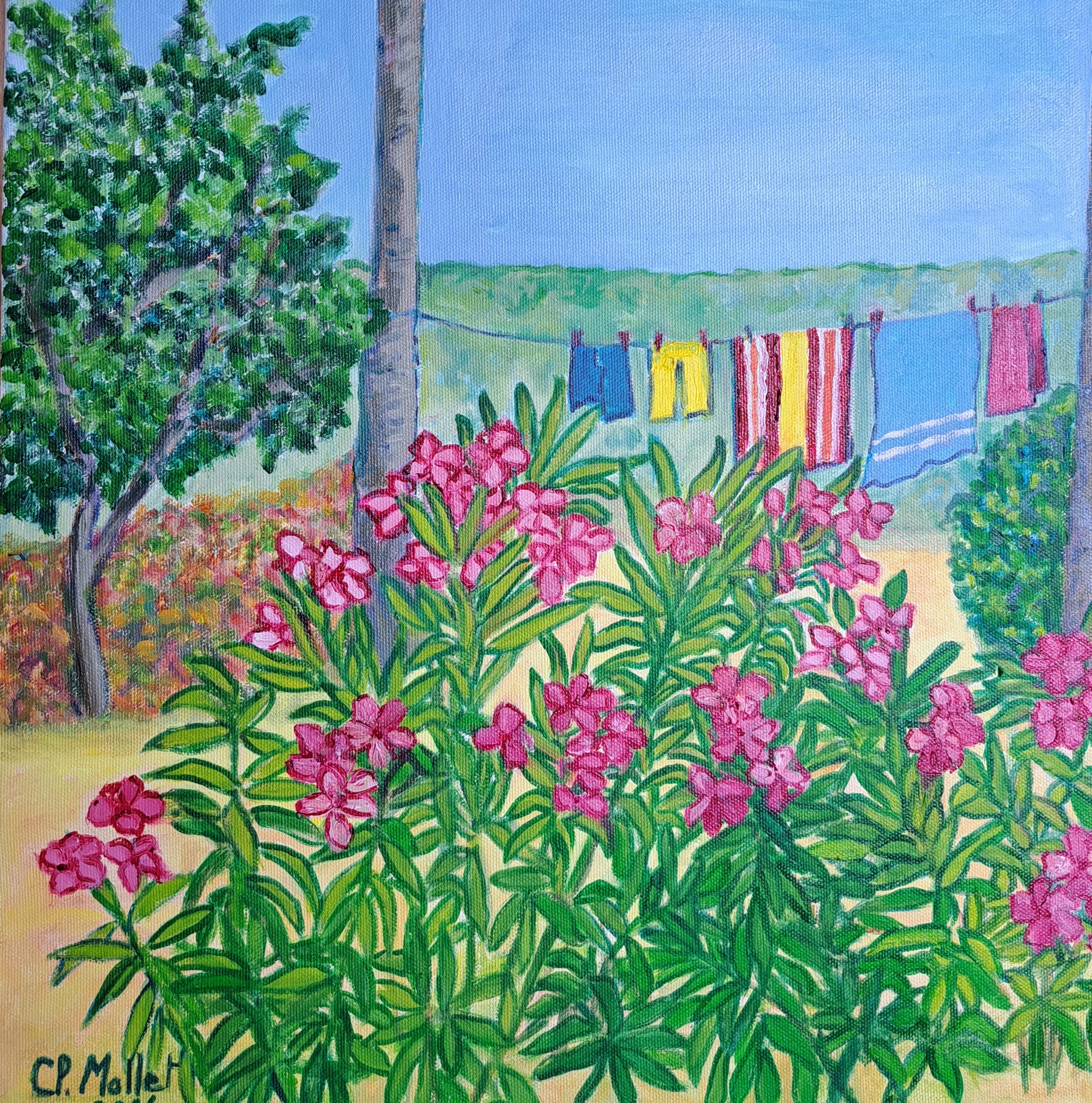 Le linge sèche au soleil 