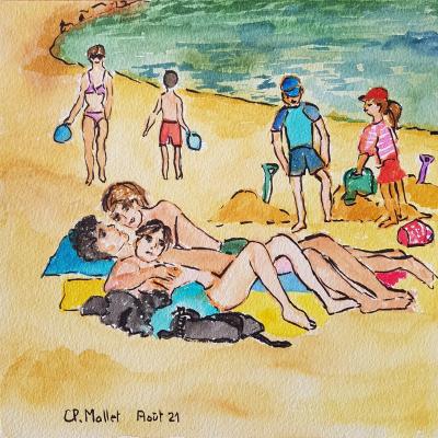 Flirts adolescents a la plage