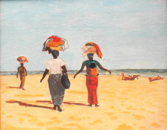 Vendeuses à la plage