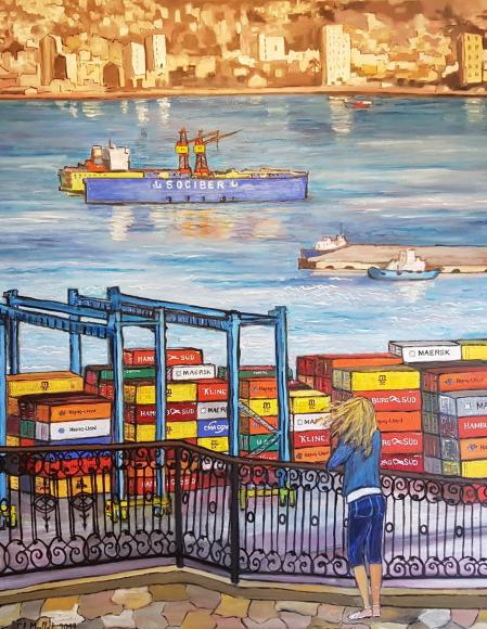 Le port de valparaiso detail claire mallet