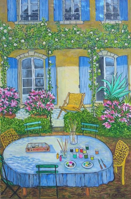 Peinture en plein air claire mallet